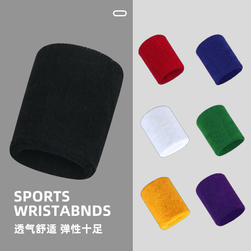 Wrist Wraps Weightlifting Support - 1 Cặp Thun Cotton Đồng Hồ