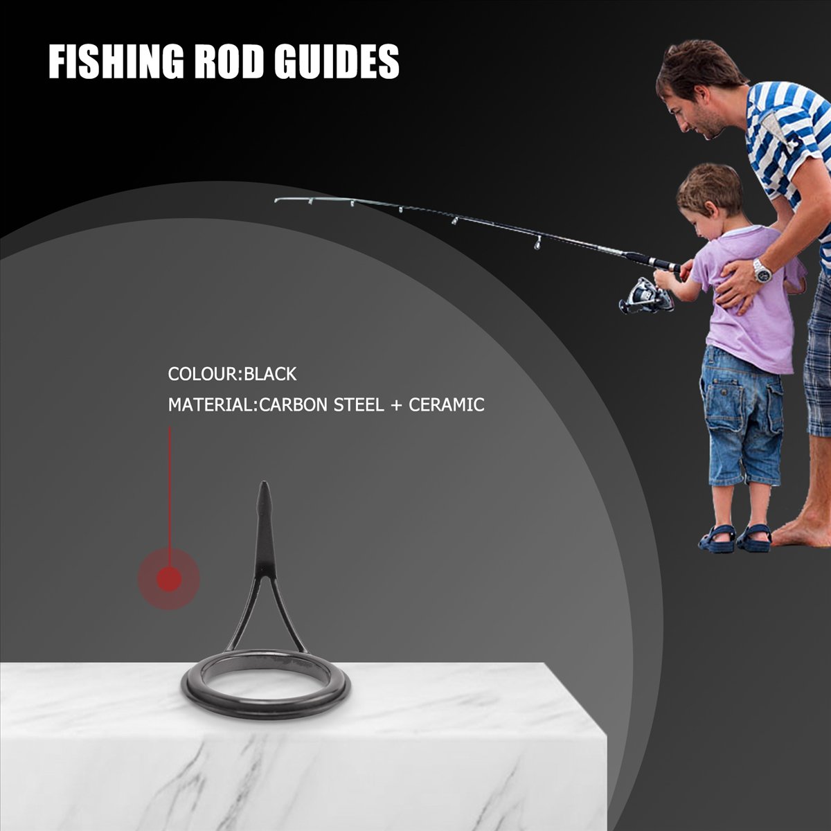 NEW8 Pcs/Set Fishing Rod Guide - đánh giá và giá Fishing