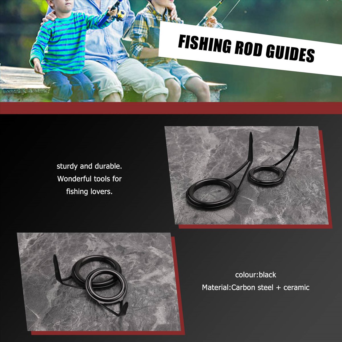 NEW8 Pcs/Set Fishing Rod Guide - đánh giá và giá Fishing