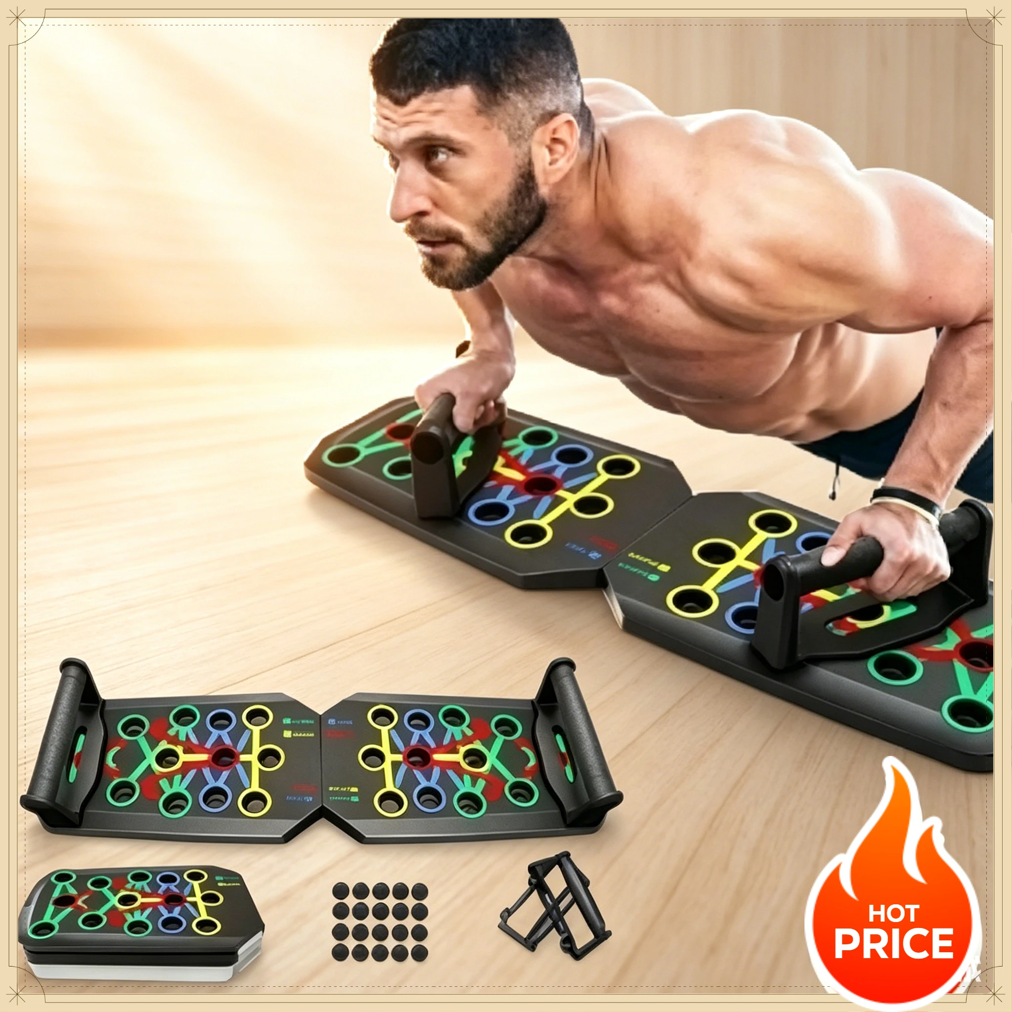 Household Foldable Push Up Rac - đánh giá và giá Push Up Board Foldable Multi Function