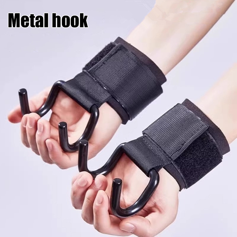 【F】2Pcs Weight Lifting Hooks H - đánh giá và giá Wrist Wraps Weightlifting Support