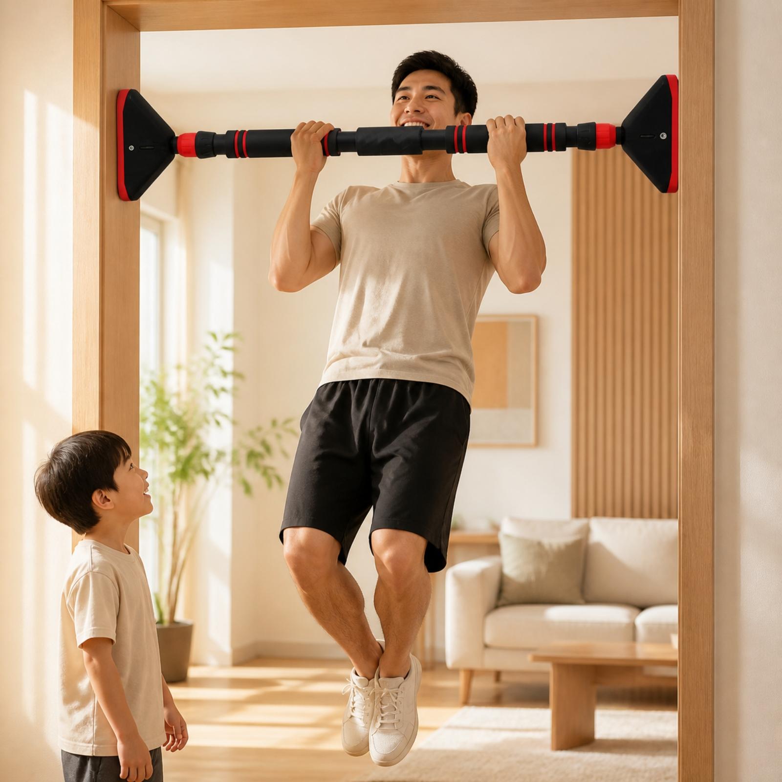 Door Frame Pull Up Bar Indoor  - đánh giá và giá Door Pull Up Bar No Screw