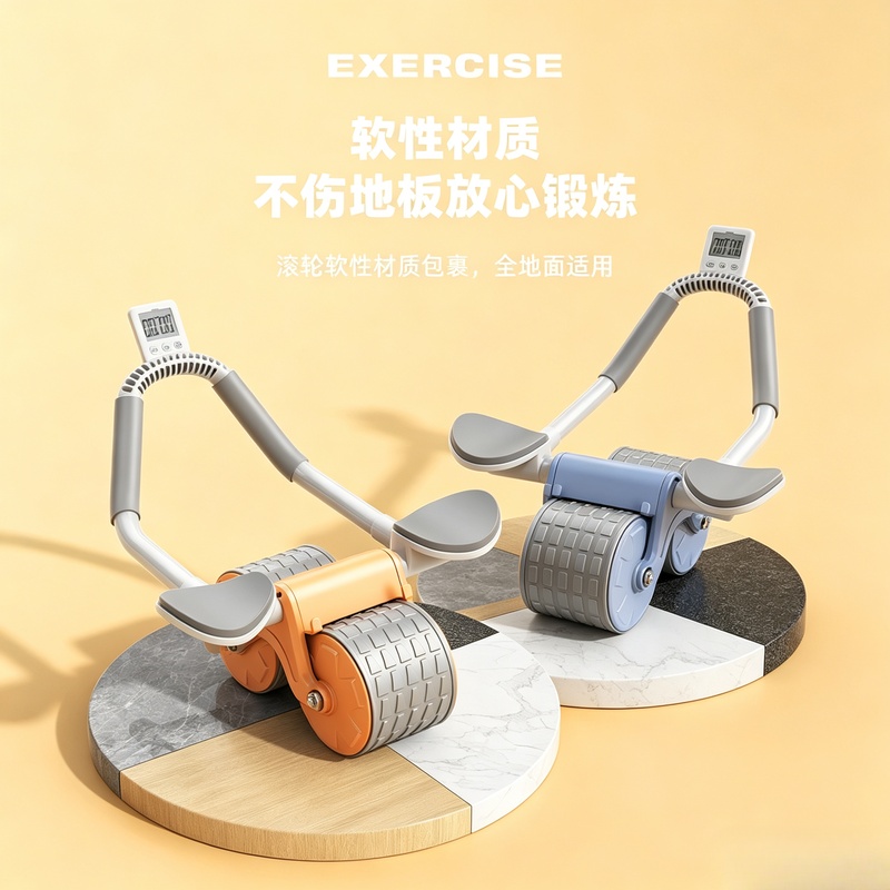 Dual‑Wheel Abdominal Exercise  - đánh giá và giá Ab Roller Wheel With Elbow Support