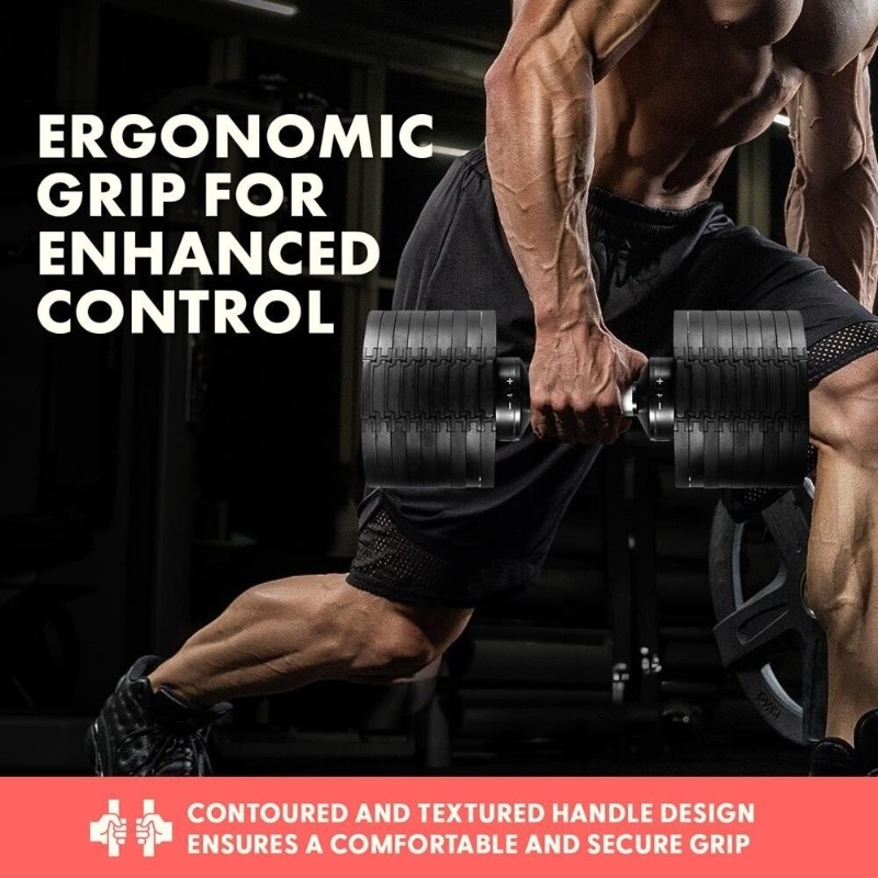 Large Fitness Equipment 70 Lbs - đánh giá và giá Adjustable Dumbbell Pair 40Kg