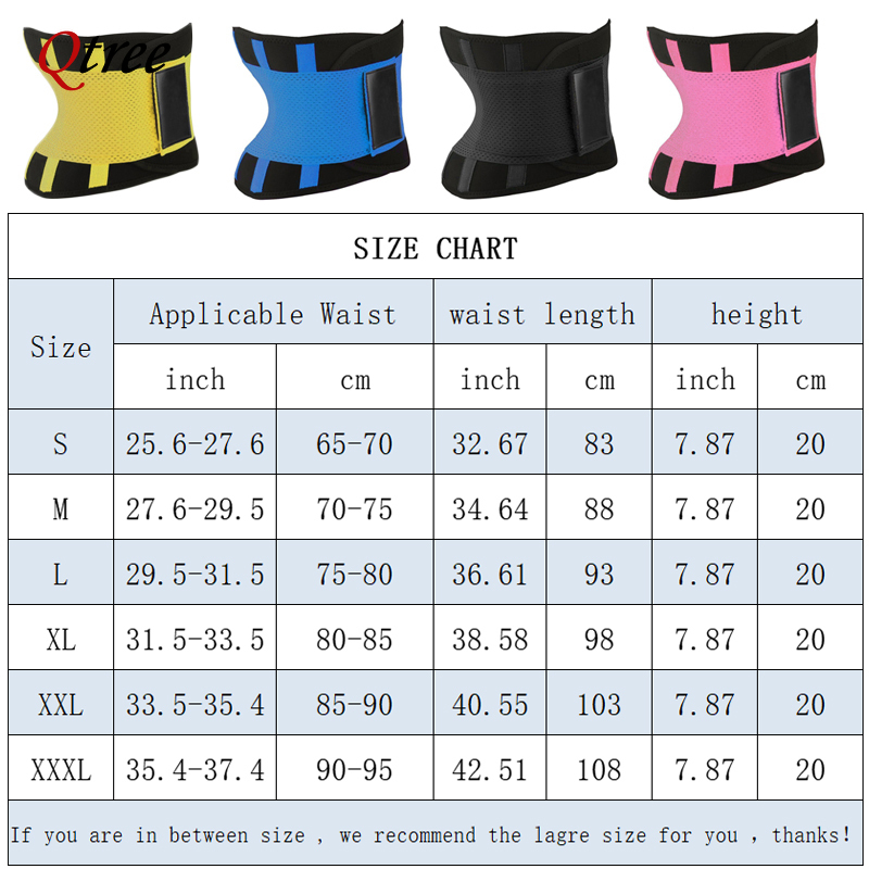 Qtree Hot Neoprene Waist Train - đánh giá và giá Sweat Waist Trainer Belt Neoprene