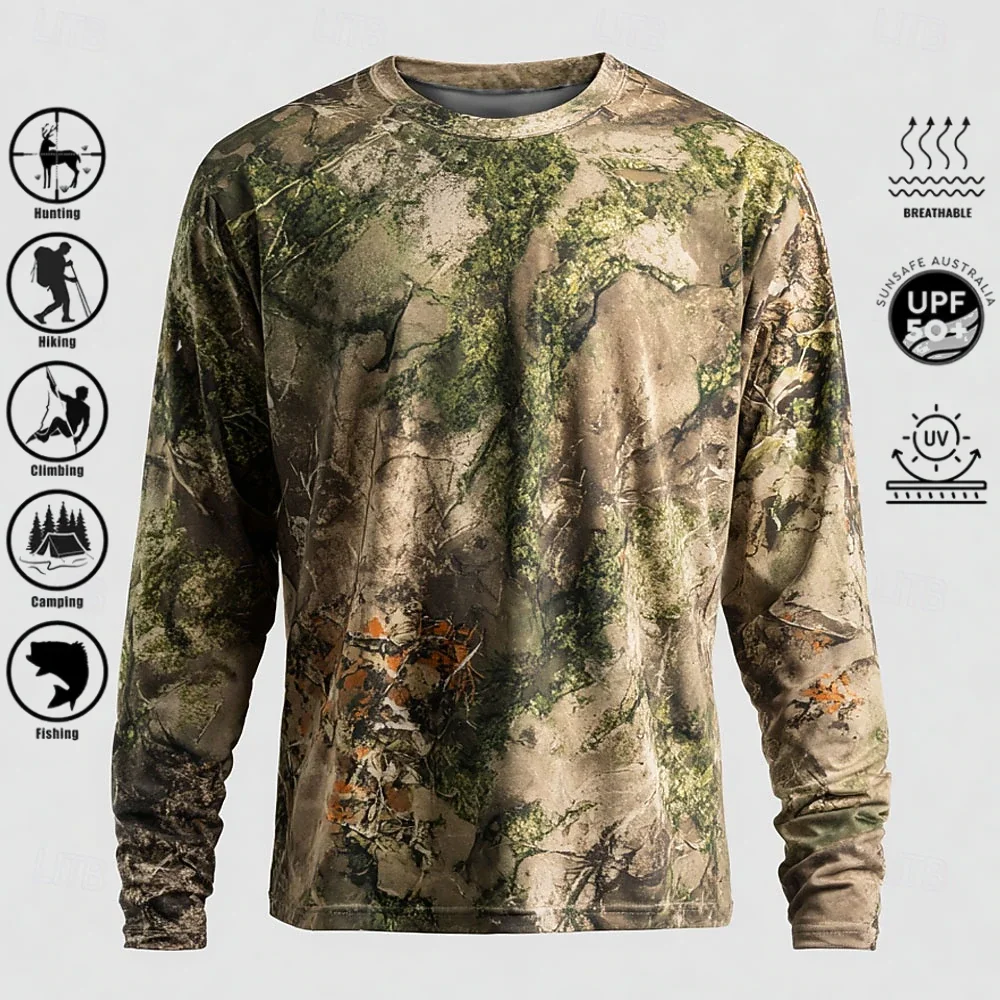Men Long Sleeve T-shirt Polyes - đánh giá và giá Hiking