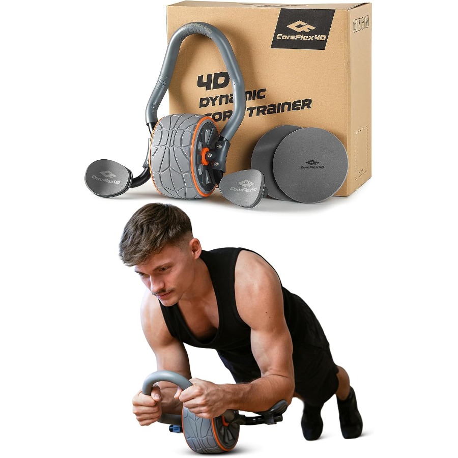 CoreFlex4D Ab Roller Wheel wit - đánh giá và giá Ab Roller Wheel With Elbow Support