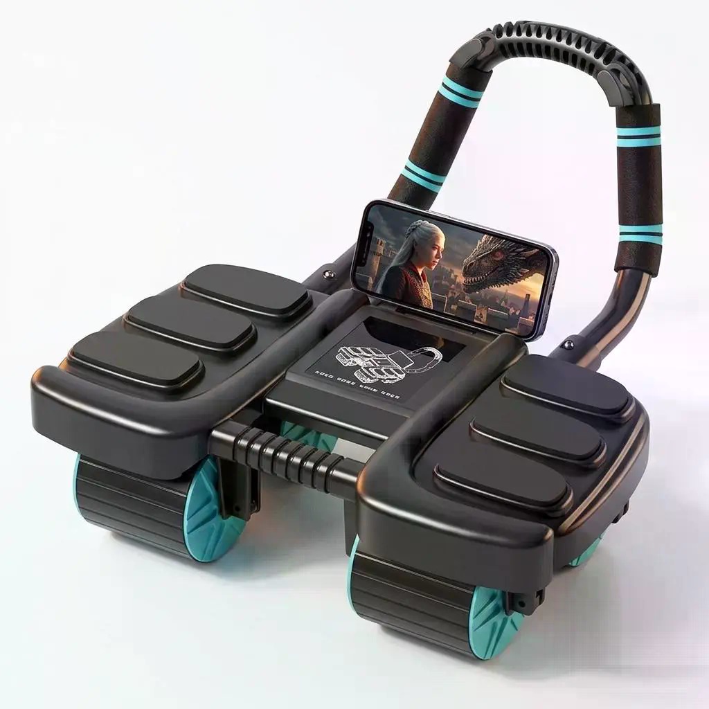 4-Wheel Recoil Ab Roller with  - đánh giá và giá Ab Roller Wheel With Elbow Support