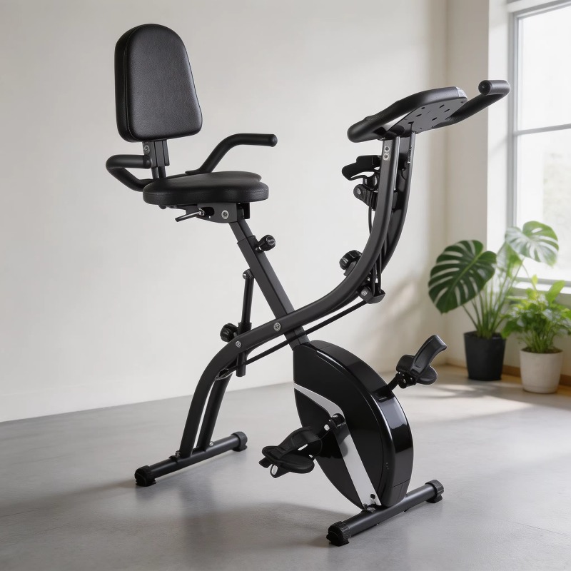 Home Fitness Folding Exercise  - đánh giá và giá Exercise Bike Magnetic Resistance