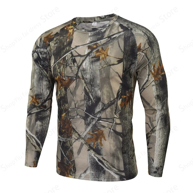Mens Camo Long Sleeve T Shirt  - đánh giá và giá Hiking