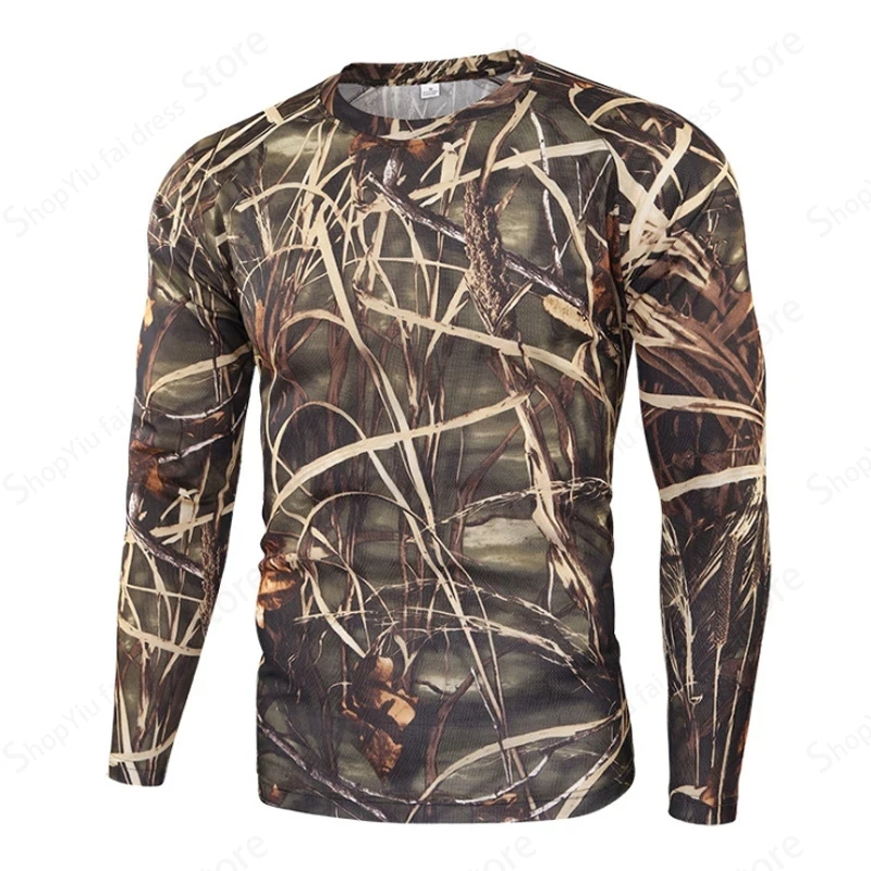 Mens Camo Long Sleeve T Shirt  - đánh giá và giá Hiking