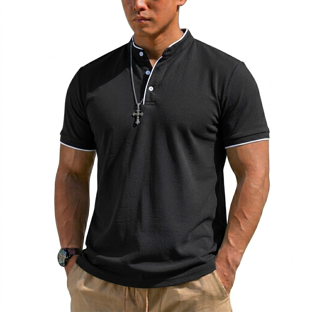 Summer Short Sleeve Henley Shi - đánh giá và giá Hiking