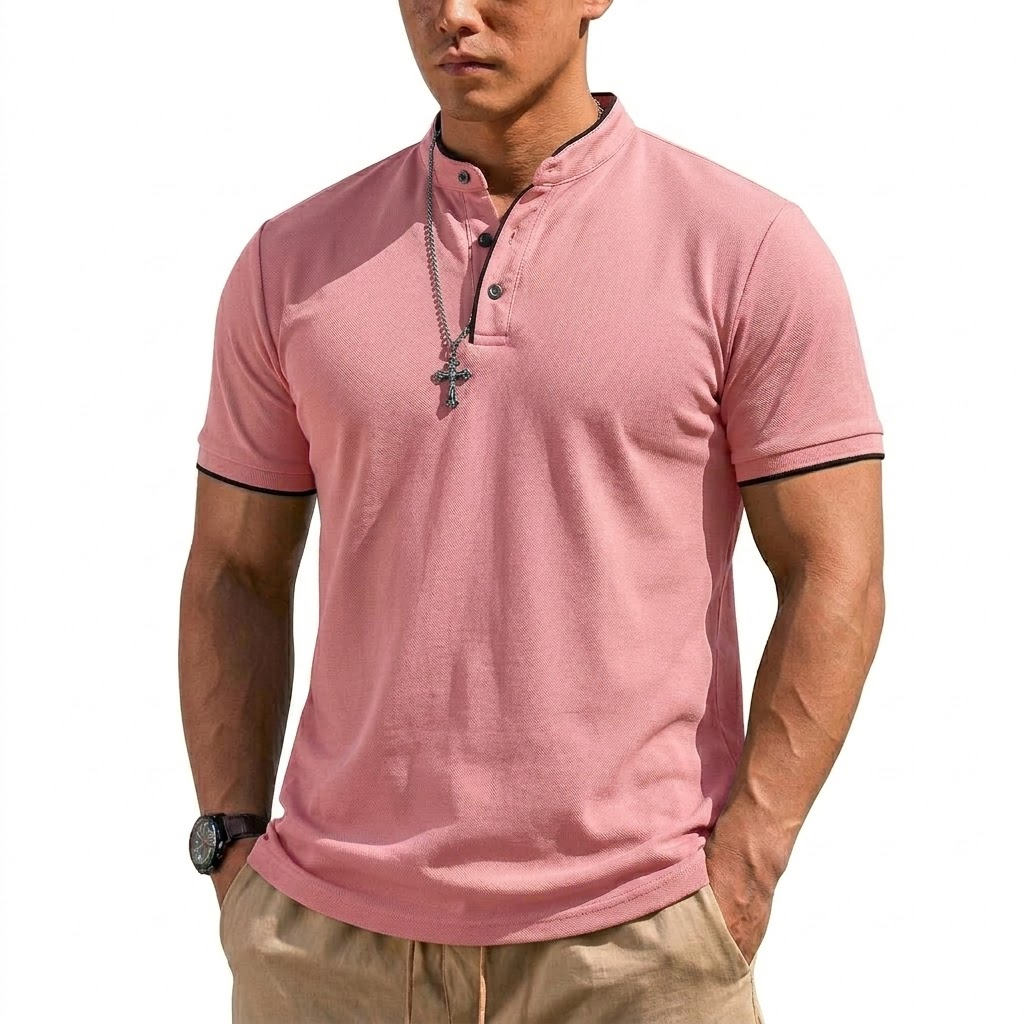 Summer Short Sleeve Henley Shi - đánh giá và giá Hiking