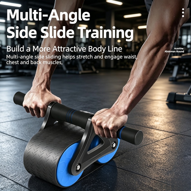 Automatic Rebound Double Wheel - đánh giá và giá Ab Roller Wheel With Elbow Support