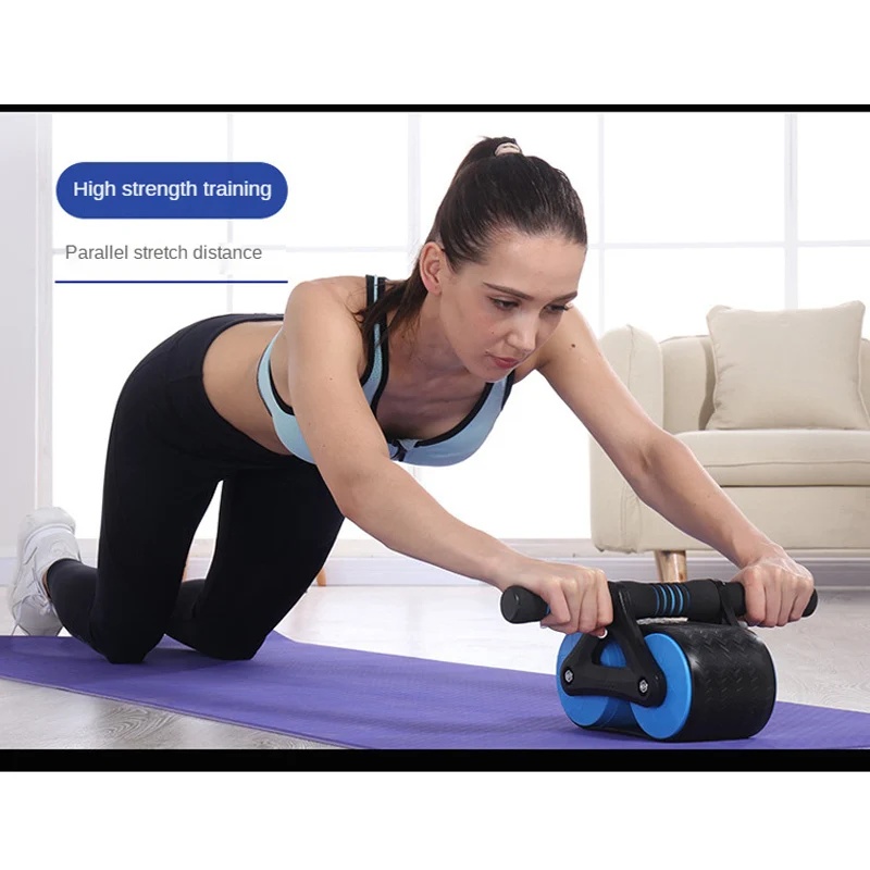 Automatic Rebound Double Wheel - đánh giá và giá Ab Roller Wheel With Elbow Support