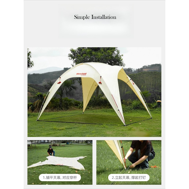 Dome Pop‑up Tent Outdoor Campi - đánh giá và giá Hiking